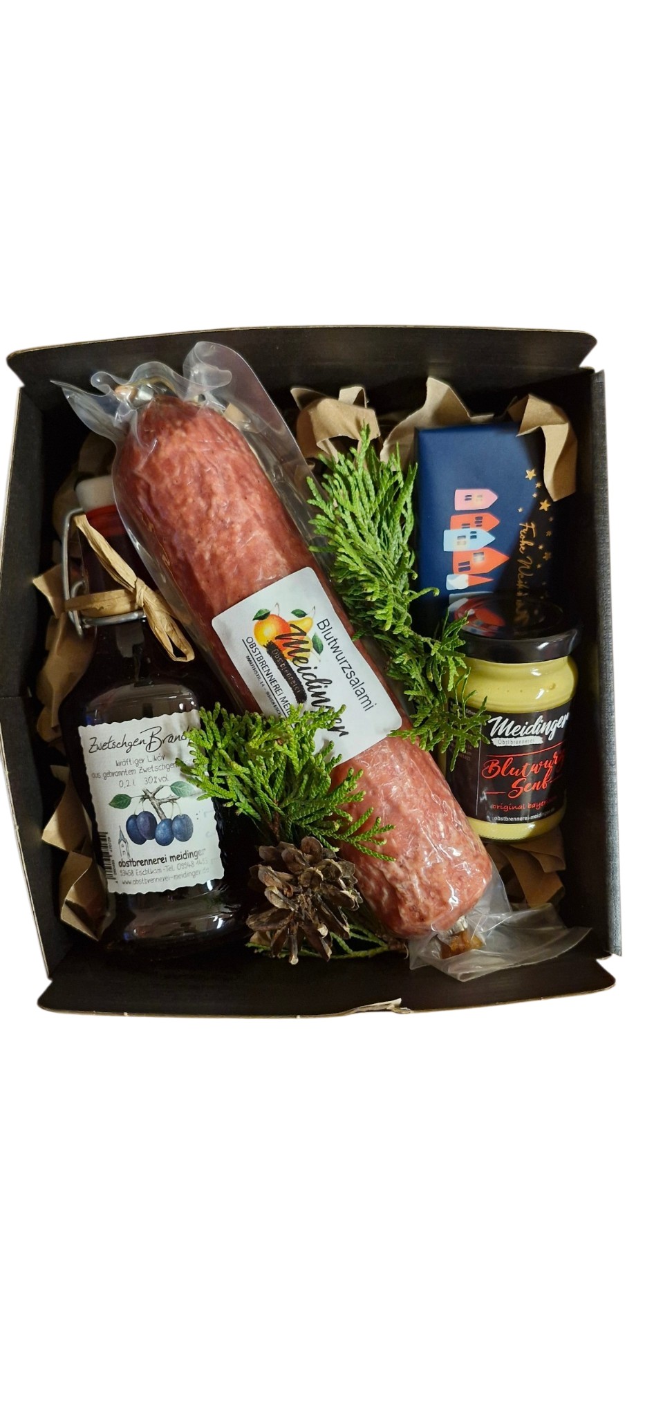 Kleine Zwetschgen-Brandy  Genussbox