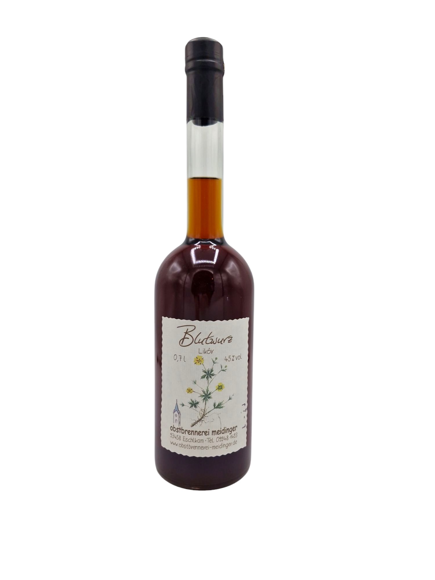 Blutwurz-Kräuterlikör 45 % Vol. 700ml Blutwurz-Kräuterlikör 45 % Vol. 700ml
