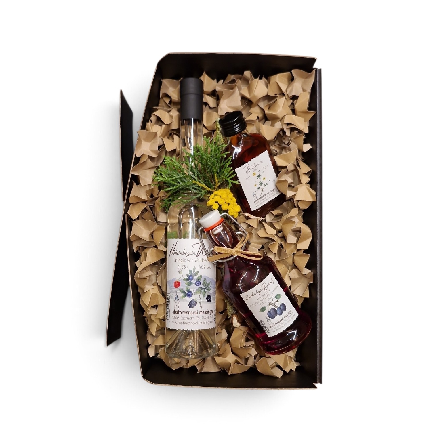 Geschenkbox "Klar, Süß & Kräuter"